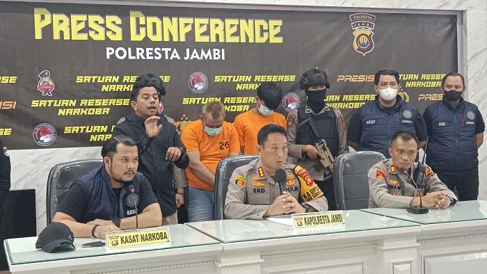 Strategi Cantik Polresta Jambi Gagalkan Permainan Oknum Sipir Lapas di Jaringan Sabu Internasional