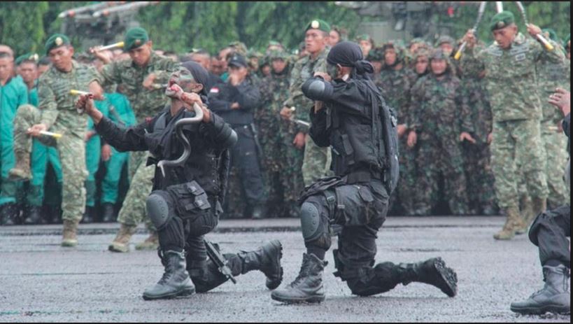 Kisah Kopassus, Haji Umar Mainkan 4 Golok, Memutar seperti Baling-baling, Pelatih Karate Jepang KO