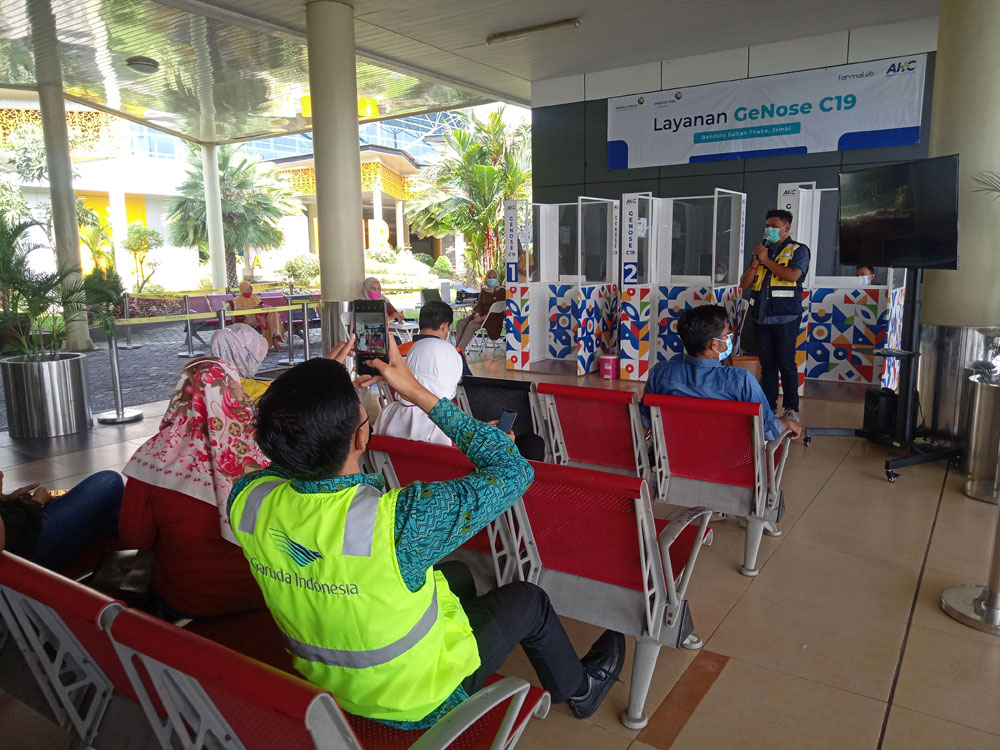 GeNose C-19 Tersedia di Bandara Sultan Thaha Jambi, Ketahui Hal Ini Sebelum Menggunakan GeNose C-19