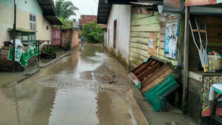 Ternyata Ini Penyebab Banjir di Beberapa Titik di Kota Jambi