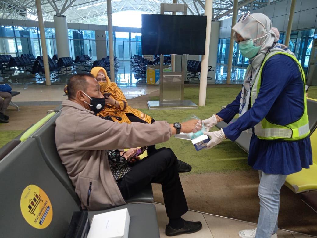 Selama Pandemi Tingkat Isian Pesawat di Bandara Sultan Thaha Jambi Normal