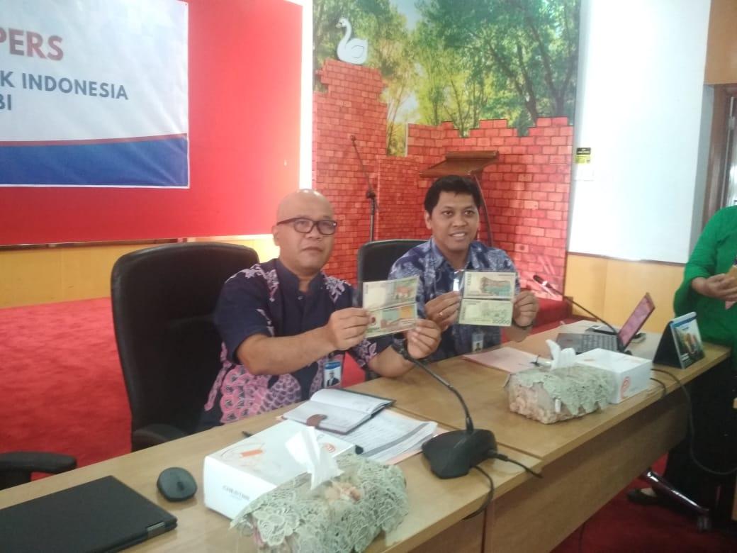 Peredaran Uang Palsu di Jambi Meningkat, Umumnya Pecahan Besar, GNNT Meminimalisir Uang Palsu