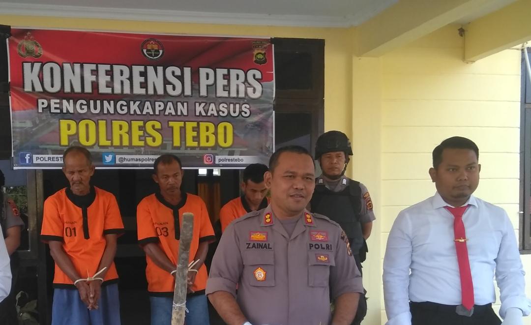 Buka Lahan untuk Kebun Sawit dengan Cara Bakar di Sumay, 3 Tersangka Karhutla di Tebo Ditangkap