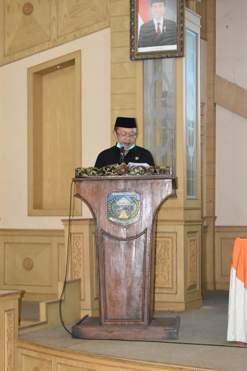 Bupati Sarolangun Sampaikan Empat Ranperda Tingka I dalam Rapat Paripurna