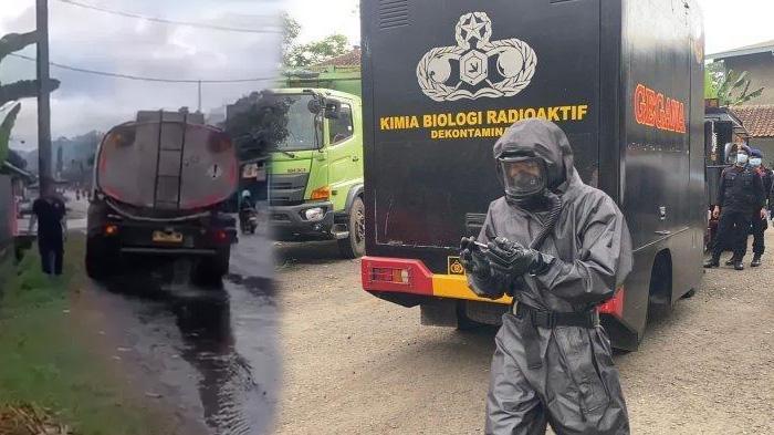 3 Senyawa Ditemukan pada Cairan Soda Api yang Tumpah di Jalan Raya Bandung Barat