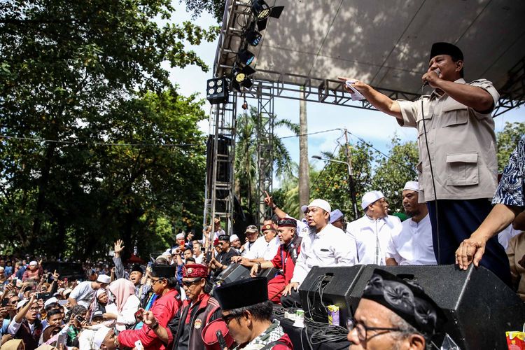 Peringatan Hari Buruh, Prabowo Singgung Pilpres Curang : 'Yang Pasti Menang Prabowo-Sandi'