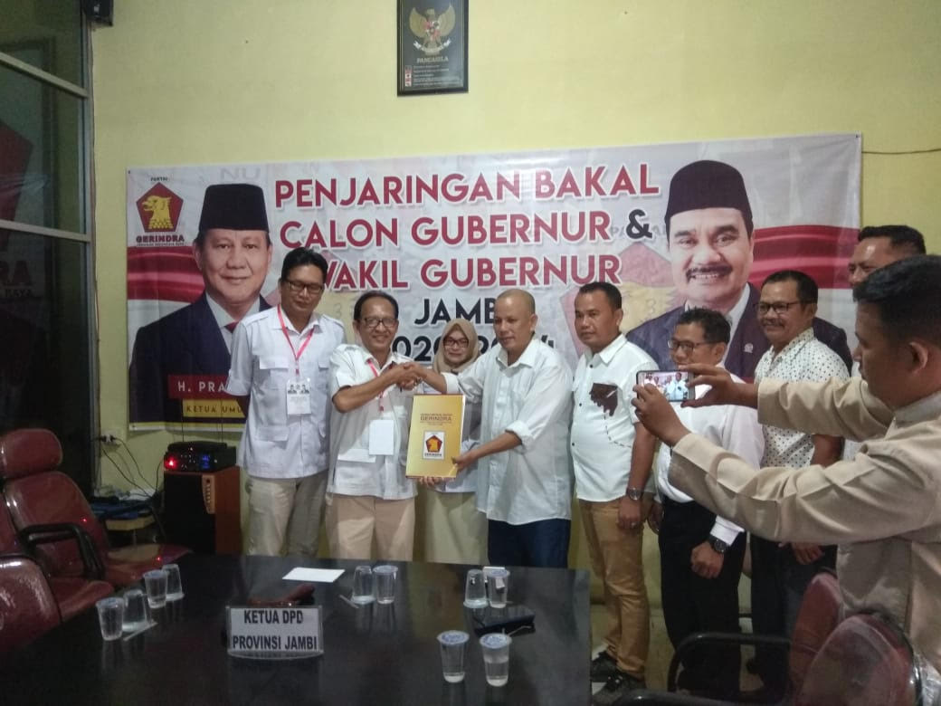Daftar Pertama Kali, Fachrori Umar Ingin Diusung Partai Gerindra di Pilgub Jambi 2020