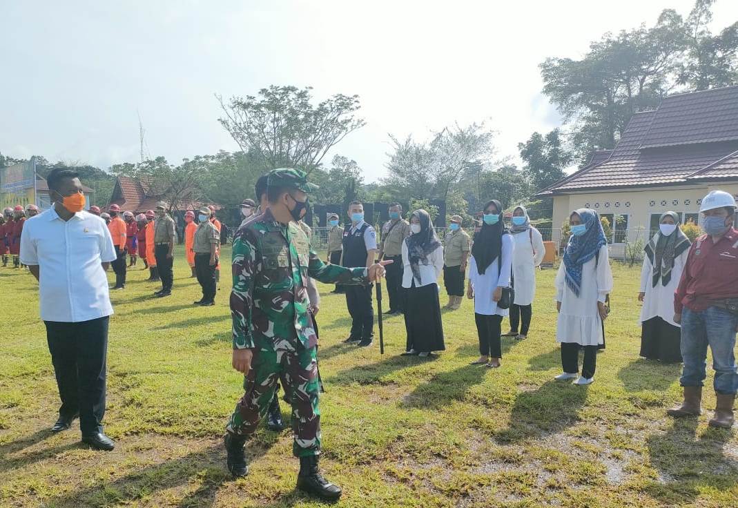 Gelar Simulasi Pencegahan Karhutla, Dandim Sarko Berharap Kasus Kebakaran Tahun Ini Menurun