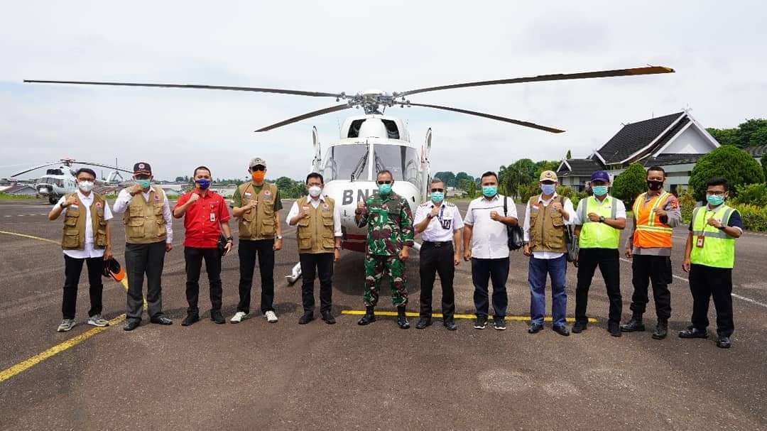 Danrem Pantau Karhutla Dari Udara Bersama Pjs Gubernur Jambi, Empat Kawasan Ini Jadi Sorotan