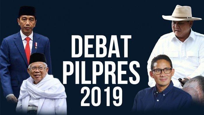 LINK Live Streaming Debat Kelima Pilpres 2019, Siaran Langsung 4 Stasiun TV Nasional