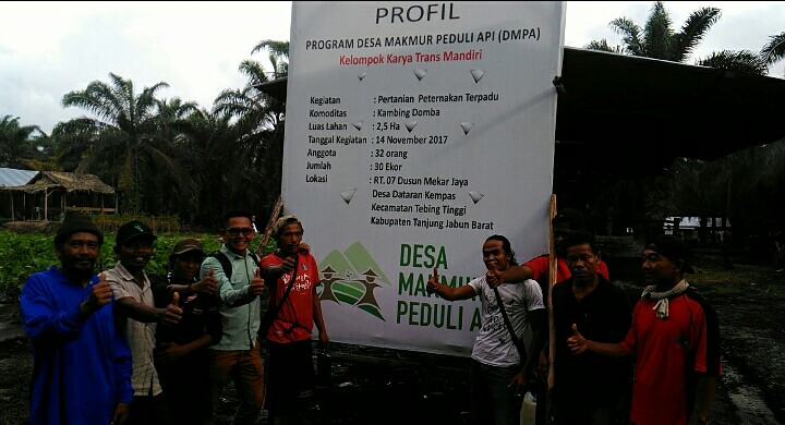 Targetkan 500 Desa Makmur Peduli Api di Jambi, Program PT WKS