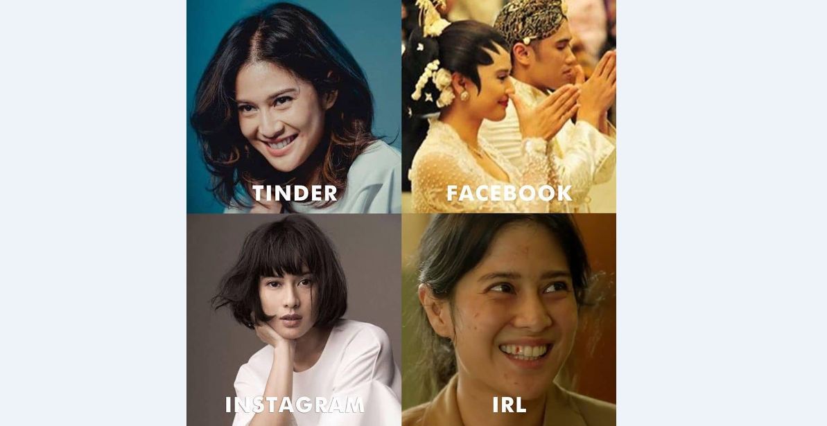 Gigi Dian Sastro Seperti Ada Cabainya saat Ikut #dollypartonchallenge Lihat Perbedaannya