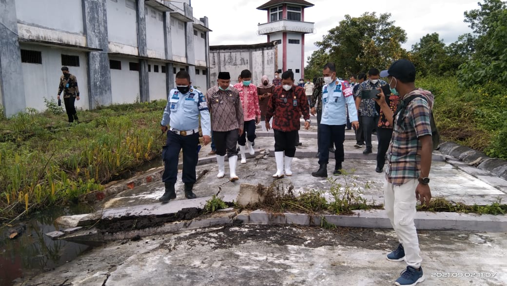 Pemerintah Pusat Arahkan Kementerian Buat RAB Untuk Lapas Sarolangun yang Dindingnya Roboh