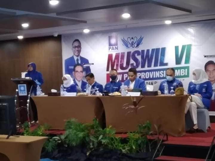 Zulhas Ingatkan Jangan Ada Konflik Internal, H Bakri Kembali Pimpin PAN Jambi