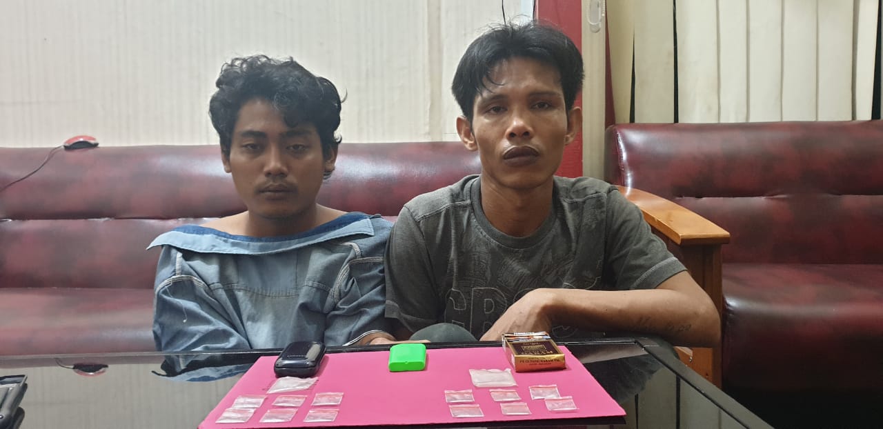 Satnarkoba Polres Tebo Amankan Dua Bandar Sabu di Cucian Mobil Kawasan Tengah Ilir Tebo