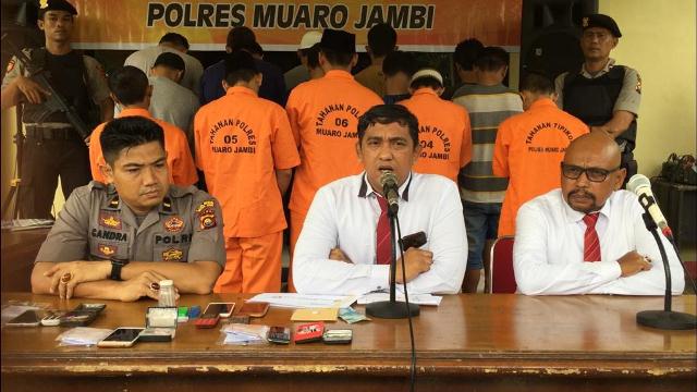Dari 15 Tersangka Narkoba yang Telah Diamankan di Muarojambi, Sasarannya Anak-anak hingga Remaja