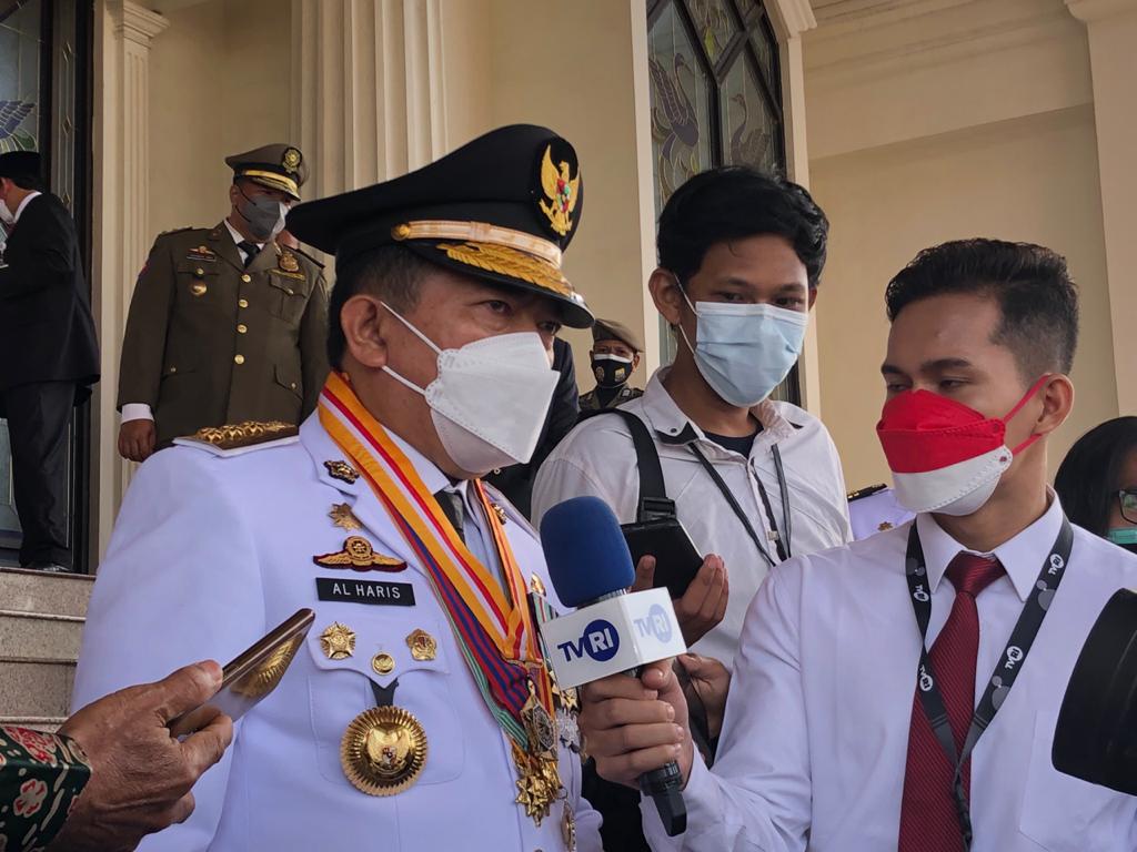 Tak Ada Pidato Saat Upacara di Kantor Gubernur, Al Haris Harap Masyarakat Optimis Hadapi Covid-19