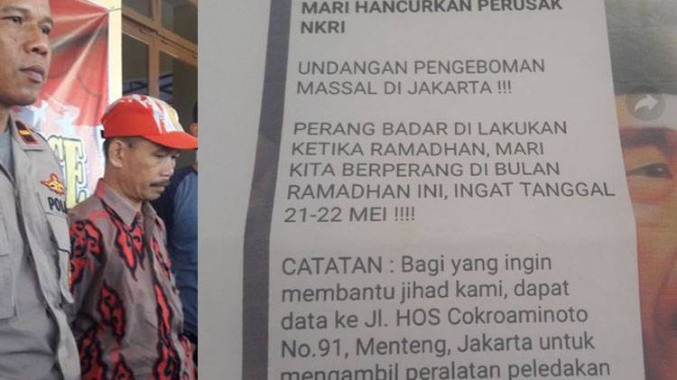 Ditangkap Polisi, Oknum Guru PNS Garut Sebar Undangan Perang Badar dan Pengeboman Massal di Jakarta