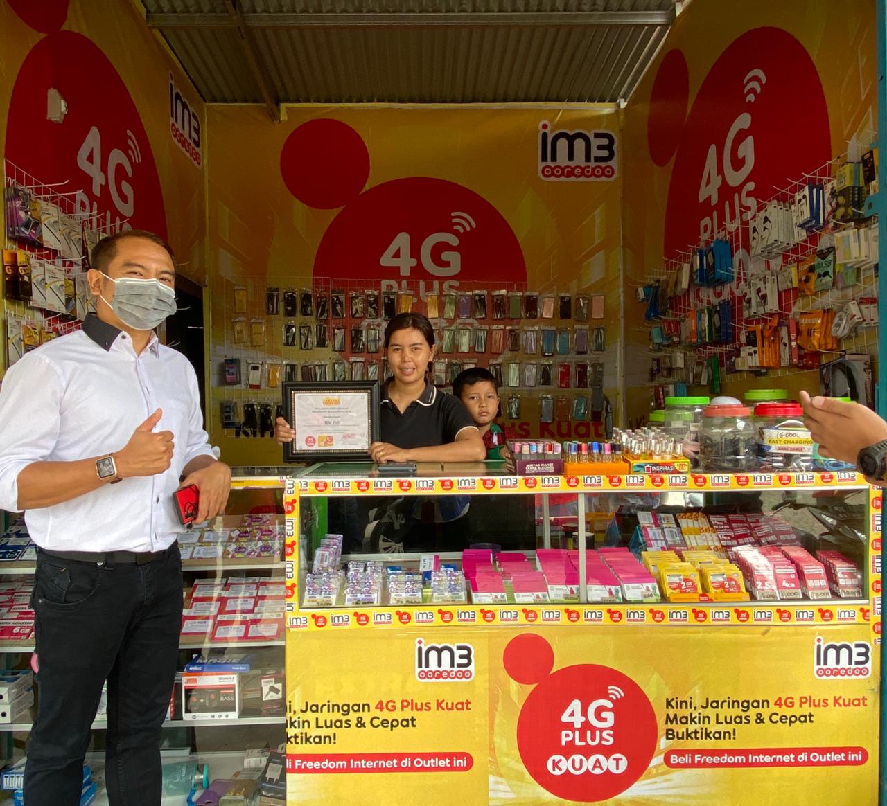 Pelanggan & Outlet Makin Dimanja Lewat Signal 4G Plus Kuat IM3 Ooredoo Ada Puluhan Hadiah Elektronik