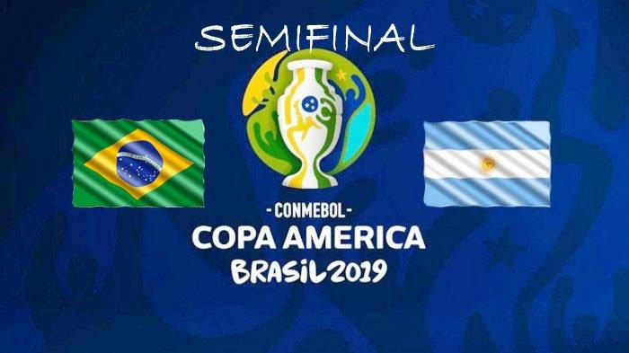Cara Nonton di HP Live Streaming Brazil vs Argentina di Semifinal Copa America 2019, Catat Jadwalnya