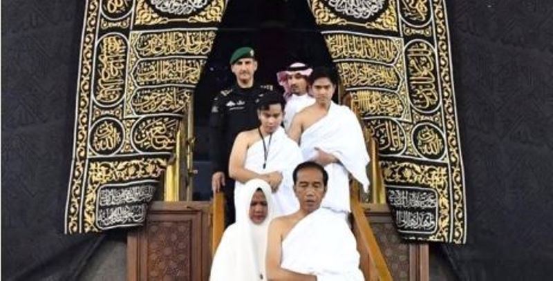 Jokowi Umroh dan Diberi Kesempatan Masuk ke Dalam Kakbah, Panjatkan Doa Ini Saat di Dalam Baitullah