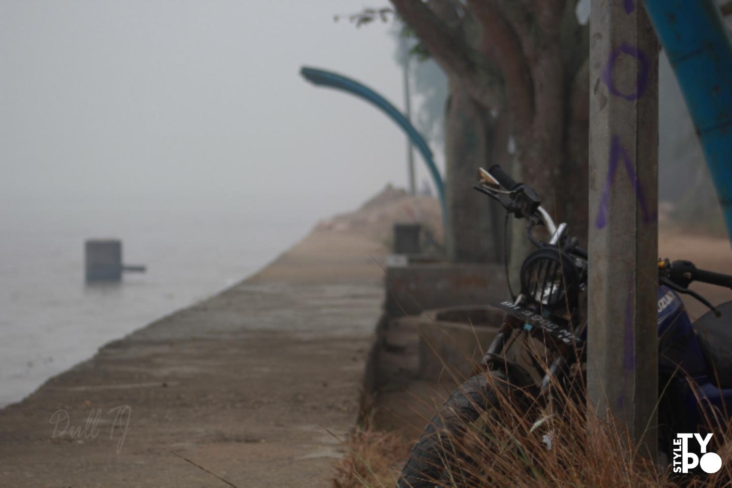 FB LIVE Penampakan Jembatan Muara Sabak yang 'Hilang', Jambi Dikepung Kabut Asap