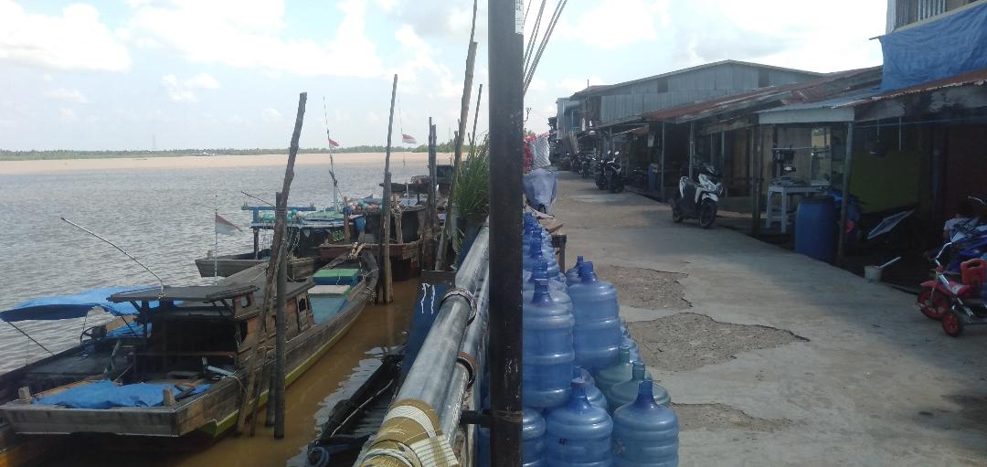 Kabut Asap Selimuti Perairan, Nelayan Sebut Belum Mengkhawatirkan,Pohon di Pinggiran Masih Kelihatan