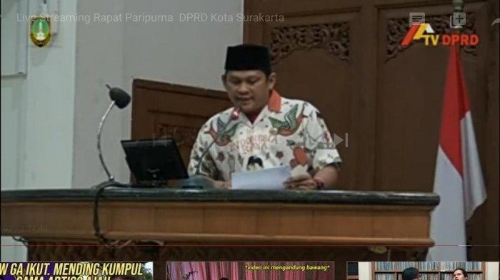 Pakai Baju Relawan Gibran, Didik Hermawan Tak Lagi Menjabat Sebagai Sekretaris Fraksi DPRD Kota Solo