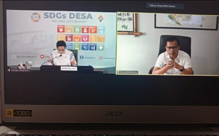 Kades di Kerinci Sampaikan Kepada Menteri Desa PDTT Bahwa di Kerinci Siltap Perdes Tak Sesuai PP 11