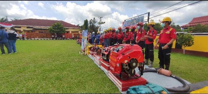 Kapolda Jambi Tinjau Embung dan Kroscek Peralatan Penanganan Karhutla Pemerintah dan Perusahaan