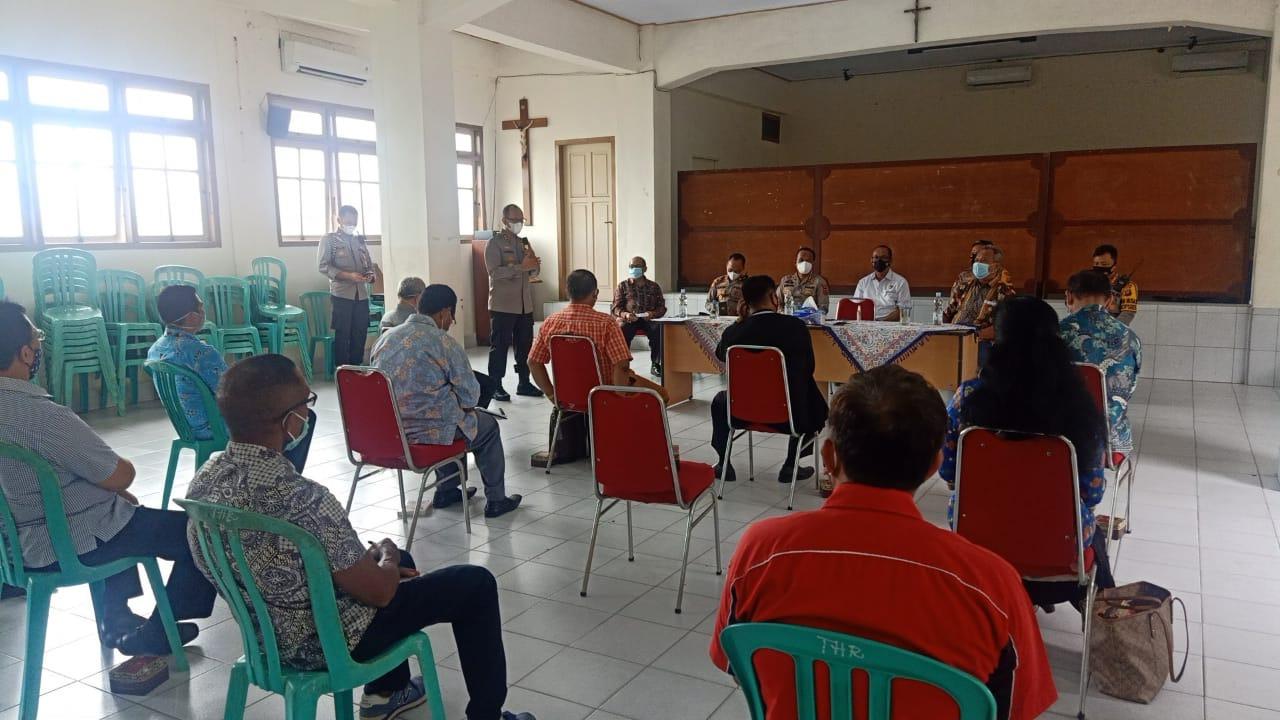 Kapolda Jambi Bertemu Tokoh Gereja Bahas Perayaan Natal saat Pandemi
