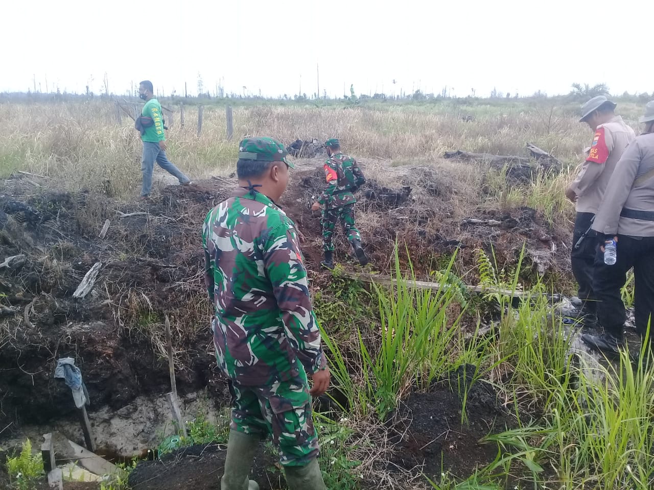 Tim Patroli Karhutla TNBS Masih Temukan Warga Membuka Lahan dengan Membakar