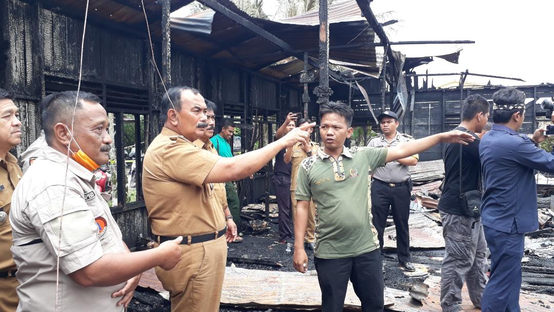 Kebakaran di Gang Kelinci, Kuala Tungkal, Korban Terdampak 12 KK dengan 46 Jiwa