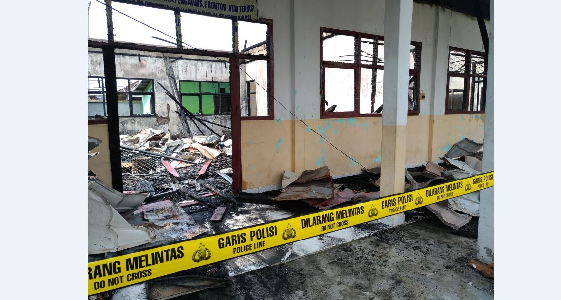 Laboratorium Komputer MAN 2 Kota Jambi Terbakar, Begini Kesaksian Satpam Pertama Kali Melihatnya