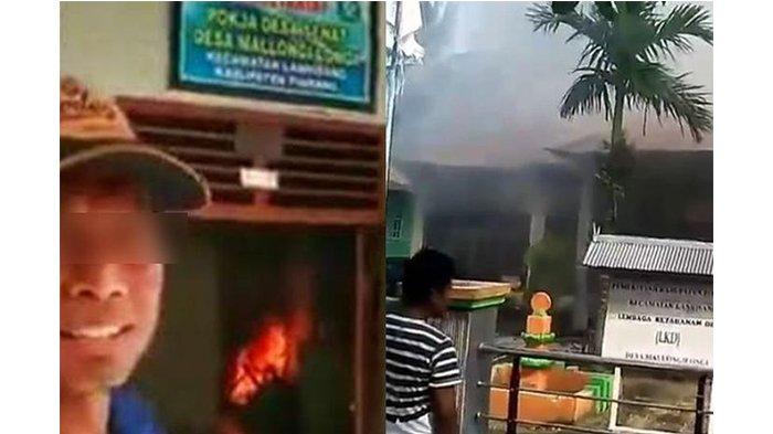 Kecewa Sertifikat Tanah Tak Kunjung Jadi, Pria Ini Nekat Bakar Kantor Desa Sambil Live Facebook!