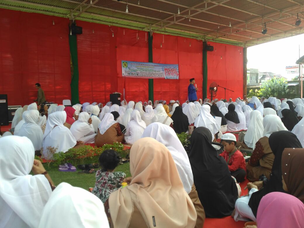 Dibanjiri Ribuan Jemaah, Peringatan Isra Miraj dan Zikir Akbar Sambut Ramadan 1439