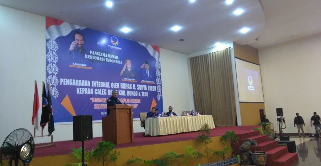 Sampaikan Sambutan di Depan Surya Paloh, Ketua DPW Nasdem Jambi Malu dan Terharu