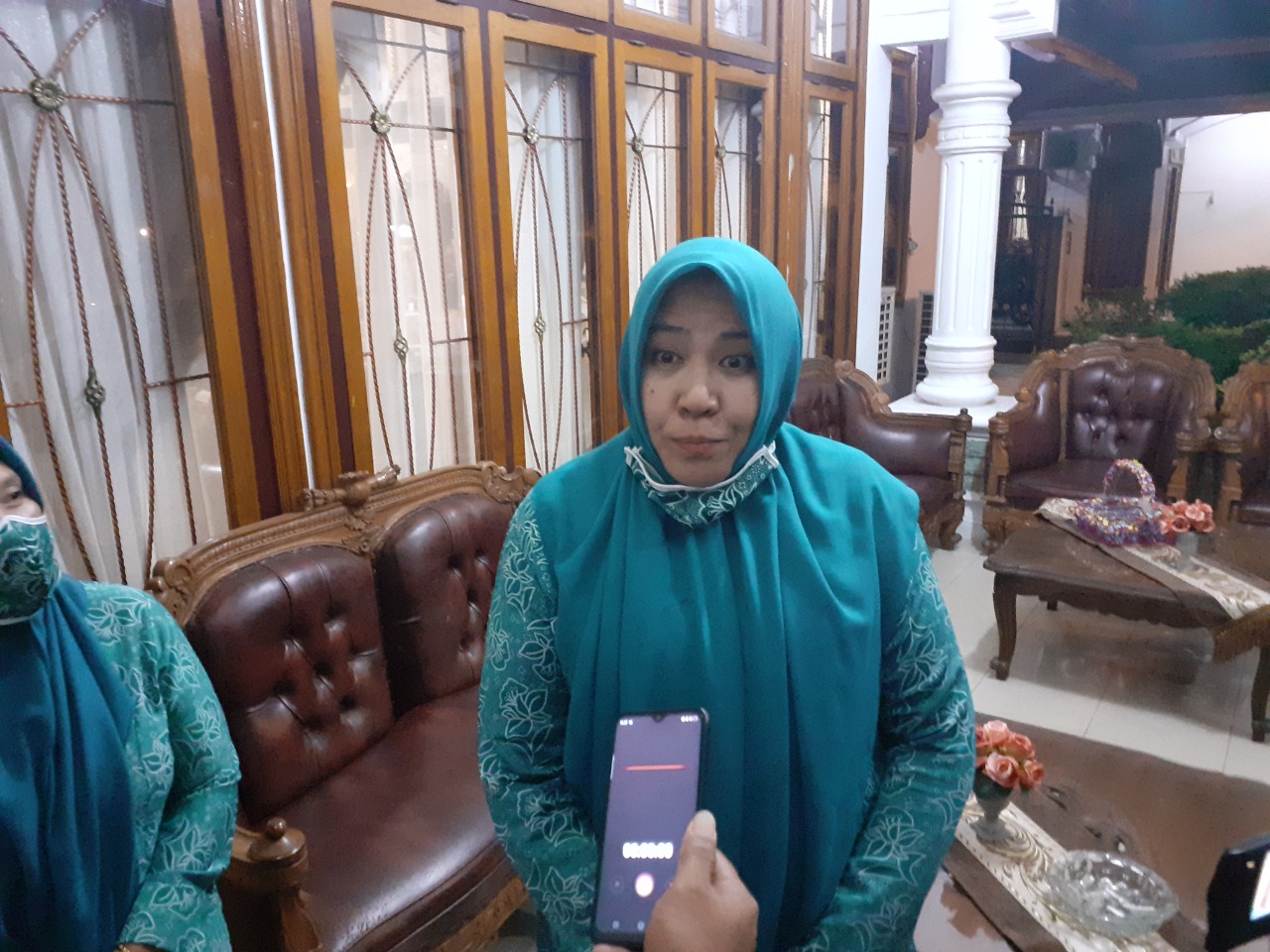 Bakal Suplai 5.000 Masker, Ketua TP PKK Sarolangun: Akan Menggerakkan Masyarakat untuk Buat Masker