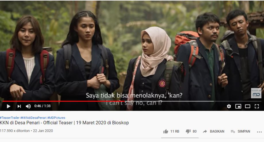 Kejadian Mistis Warnai Syuting Film KKN di Desa Penari Sejumlah Pemain Ketempelan Mahluk Gaib