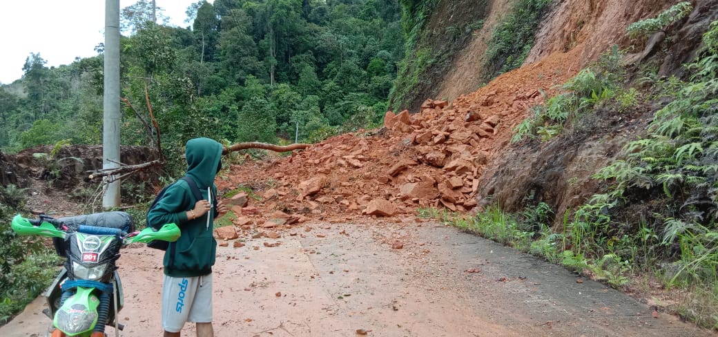Longsor di Perbatasan Desa Rantau Panjang Sarolangun Baru Diketahui Hari Ini, Ini Penyebabnya