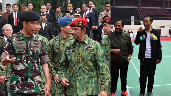 ATRAKSI Mengerikan Kopassus Makan Ular di Depan Sultan Brunei: Presiden Jokowi Sampai Tak Mau Lihat