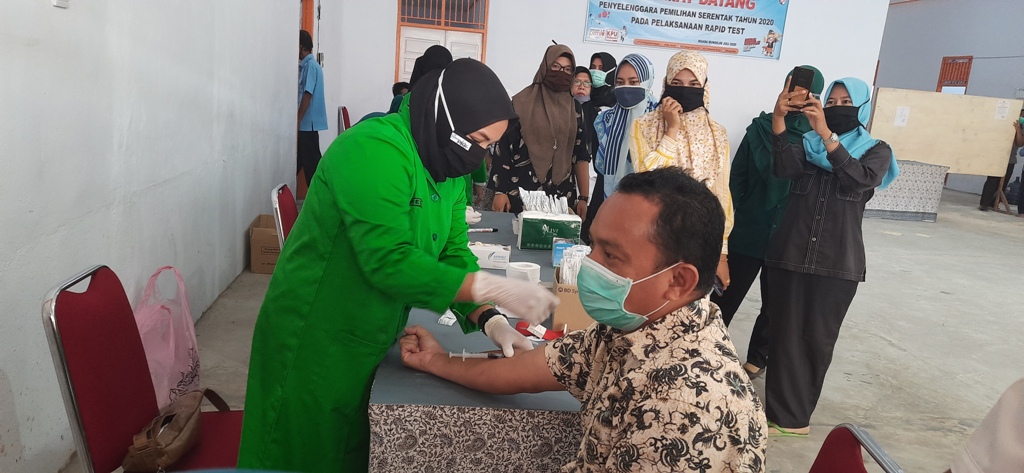 KPU Bungo Jalani Rapid Test Jelang Pilkada Serentak, Hasilnya Akan Diumumkan Dua Hari Lagi