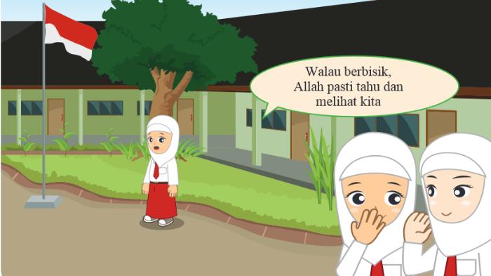 Kunci Jawaban PAI Kelas 4 SD K13 Semester 1 Ayo Berlatih Halaman 21 Bab 2 Beriman kepada Allah