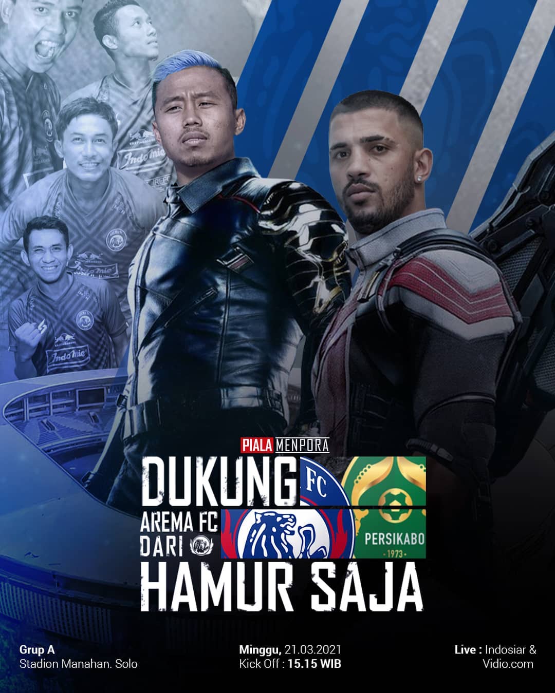 Sedang Tayang Arema FC vs Tira Persikabo di Piala Menpora 2021, Cek H2H dan Prediksi di Sini