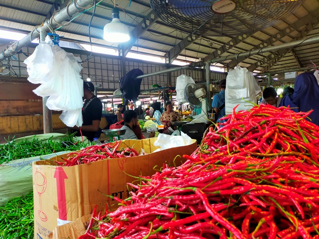 Update Harga Sembako Pantauan Disperindag Provinsi Jambi Senin (7/2/2022), Harga Cabai Naik