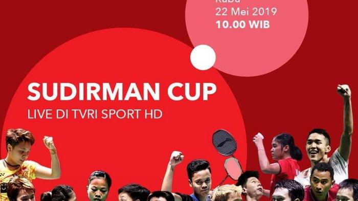 Cara Live Streaming Final Piala Sudirman 2019 Mulai 12.00 WIB China vs Jepang Link Nonton di HP