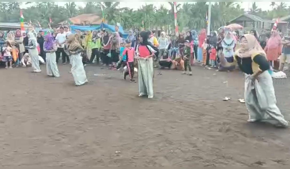 Semarak HUT RI ke 77 di Tanjabbar Sampai ke Pelosok Desa