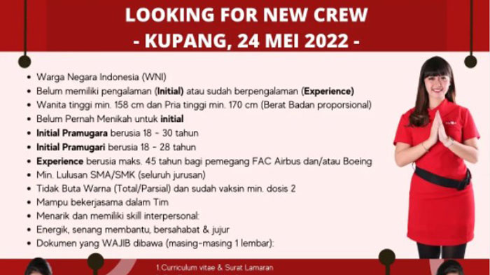 Lowongan Kerja Lion Air Group Minimal Lulusan SMA, Simak Persyaratannya