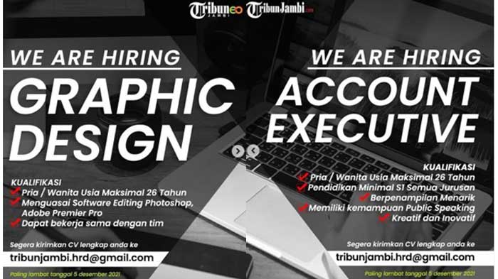 Lowongan Kerja Tribun Jambi untuk Lulusan S1 Semua Jurusan