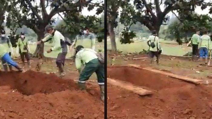 BREAKING NEWS Diduga Untuk Pesugihan, Makam di Desa Bukit Bungkul Merangin Dibongkar